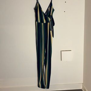 Striped jumpsuit